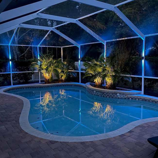 Pool Enclosure Lighting