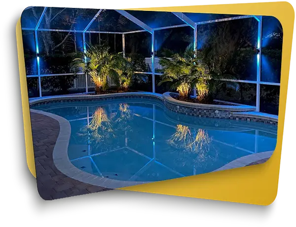 Pool Cage Lighting Company - Tampa FL - Elegant Accents Outdoor Lighting