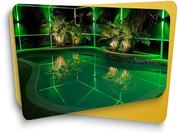 Pool Cage Lighting Company - Tampa FL - Elegant Accents Outdoor Lighting