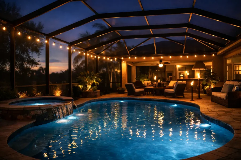 Best Lights for Pool Cage for Tampa Bay Homes