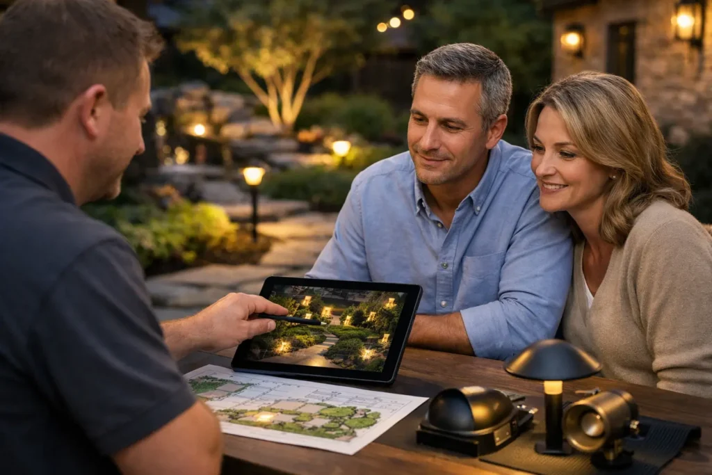 What an Outdoor Lighting Design Consultation Covers