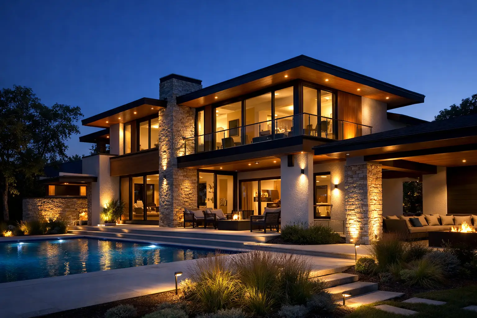 How to Highlight Home Architecture with Light