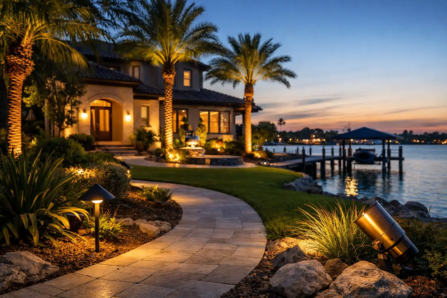 Landscape Lighting Cost for Tampa Bay Homes