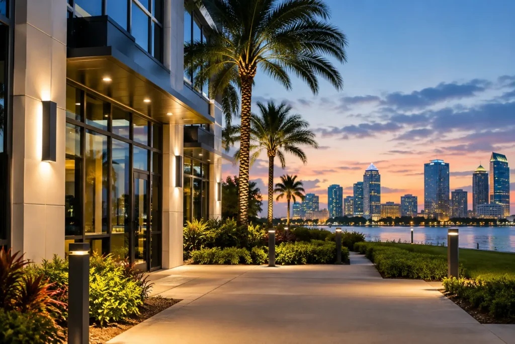 Commercial Exterior Lighting Guide for Tampa Bay