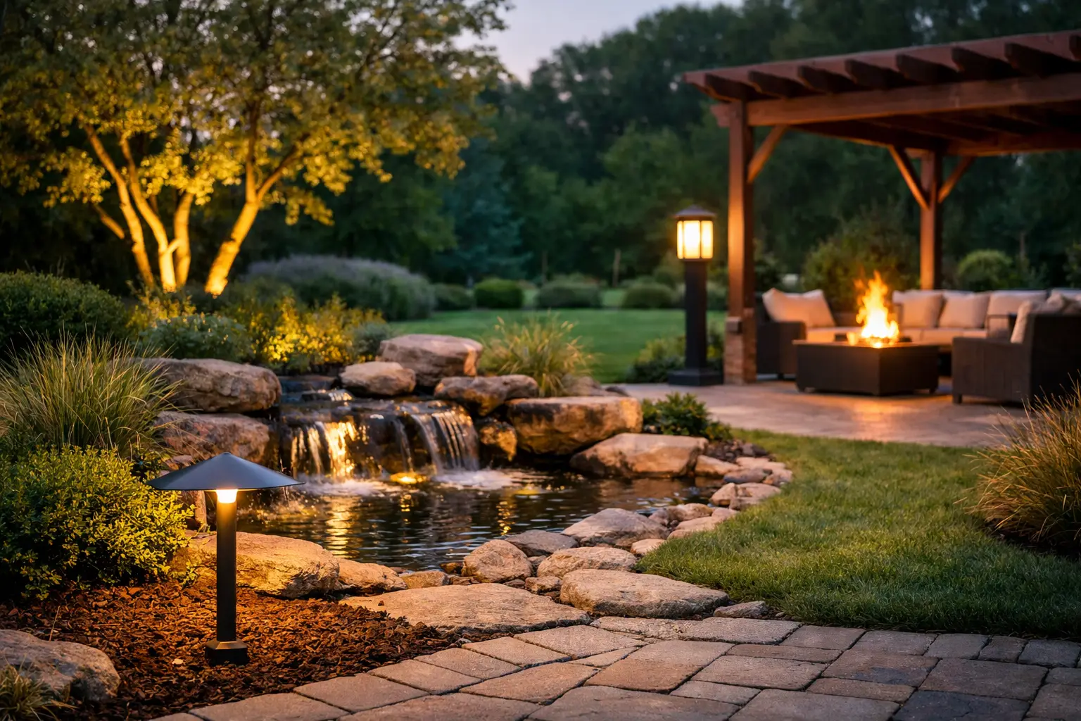 How to Choose Lighting Zones for Your Yard