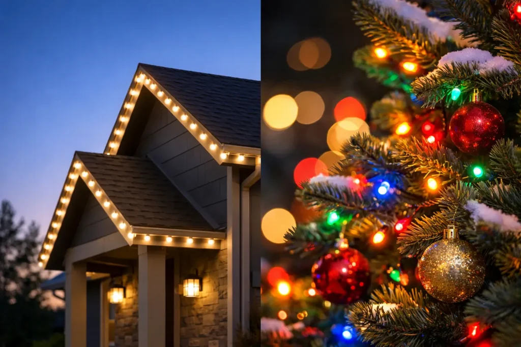 Permanent Versus Seasonal Holiday Lighting