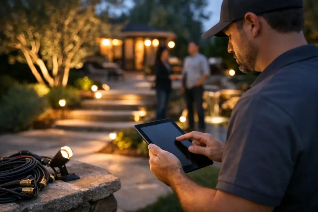 What Outdoor Lighting Contractor Reviews Reveal