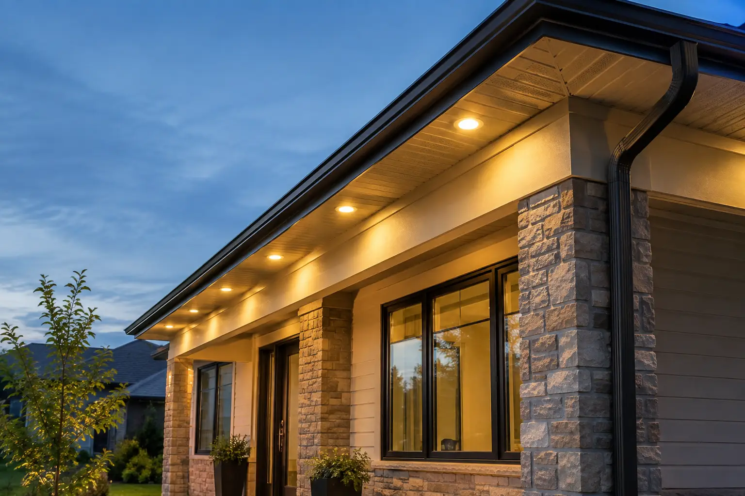 Soffit Lighting That Refines Your Home’s Exterior